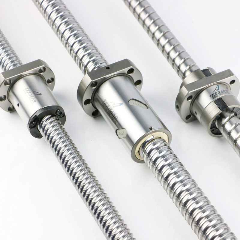 廠家直供精密滾珠絲杠SFU1204研磨傳動部件靜音C5現貨機床絲桿