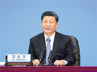 7月6日，中共中央總書記、國家主席習近平在北京出席中國共產(chǎn)黨與世界政黨領導人峰會并發(fā)表主旨講話。新華社記者 李學仁 攝